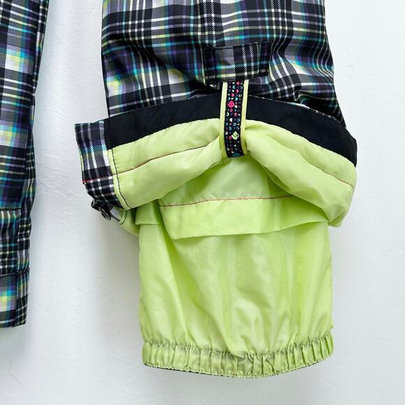 Burton Girls Plaid DryRide Snowboarding Adjustable Pants - Picture 7 of 11